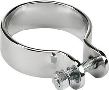 Load image into Gallery viewer, Chrome Exhaust O-Clamp Clip 1-1/2 in. (38mm) Diameter for Motorcycle/Trike
