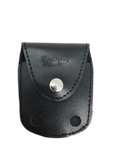 Load image into Gallery viewer, Zippo Lighter Holder in Black made of real leather
