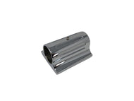 Brake or Shift Peg Cover fits 1 inch (25mm) Peg, Chrome - Highway Hawk H34-500