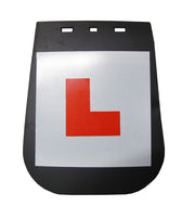 Rear Mud Flap with Learners 'L' Plate 140mm x 245mm