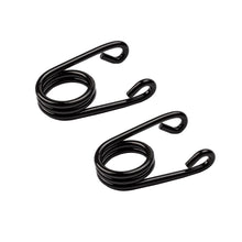 Load image into Gallery viewer, 2 in Black Scissor (Torsion) Solo Seat Springs (Pair) for Chopper/Bobber
