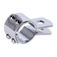 1-1/8 Inch (28mm) 3 Piece Clamp Chrome for Footpeg/Spot Light