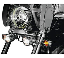 Load image into Gallery viewer, Kuryakyn Chrome P-Clamp Spotlight Mount fits 39mm/41mm Harley Forks

