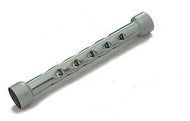 Long 12 inch Steel Exhaust Baffle fits 44mm/1-3/4 in. Drag Pipe - Motorcycle Storehouse 901155