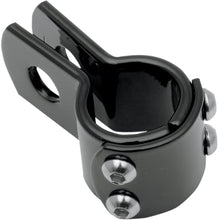Load image into Gallery viewer, 1 Inch (25mm) 3 Piece Clamp Gloss Black  for Footpeg/Spot Light
