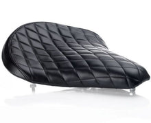 Load image into Gallery viewer, Biltwell 4001-101 Motorcycle Solo Seat Black Diamond Stitch Finish