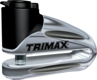 Trimax Disc Lock Chrome 10mm (3/8 in.) + Cable Reminder