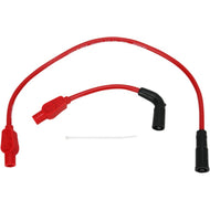 Taylor Ignition Leads Spark Plug Wires Red for Harley Touring 99-06 with Carb