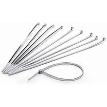 Load image into Gallery viewer, Chrome Cable Ties 200mm (8 inch) Packet Of 10 Custom Finish
