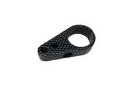 Throttle Cable Clamp for Dual Cable 1 inch (25mm) Bars - Carbon Look