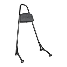 Load image into Gallery viewer, Burly Sissy Bar fits Harley-Davidson Dyna 2006-17, chrome or black, choice of heights