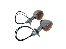 Load image into Gallery viewer, Turn Signal set (2 pieces) &quot;Tech Glide&quot; Turn Signal in Chrome, Short Stem
