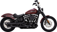 Vance & Hines PCX Twin Slash Black 3 in. Slip-on Exhaust 2018 up Softail (Selected Models)