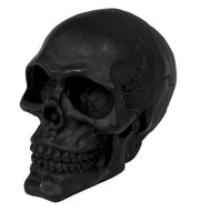 cracked skull ornamental statue for fenders or bonnet mascot black
