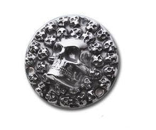 Load image into Gallery viewer, 3D Skull Derby Cover 3 Hole Harley-Davidson 1970-98 Evolution Big Twin
