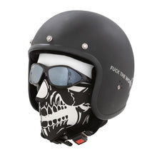 Load image into Gallery viewer, Motorcycle Mask &quot;Skull Black&quot; Neoprene

