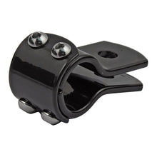 Load image into Gallery viewer, 1 inch 25mm black 3 piece clamp for footpeg highway bar spot light
