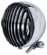 Headlight Grill Cover Steampunk Trim fits 5-3/4 inch Headlight - Black
