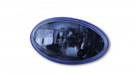 Highsider H4 Headlight Insert, Oval - Blue Lens