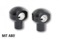 Highsider Riser Ball 50mm High for 1 inch Handlebars - Black