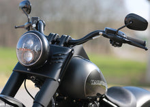 Load image into Gallery viewer, Thunderbike Stripe Mini LED Indicators - Black, fits Harley Softail 2015 up
