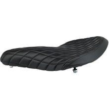 Load image into Gallery viewer, Biltwell 4001-101 Motorcycle Solo Seat Black Diamond Stitch Finish