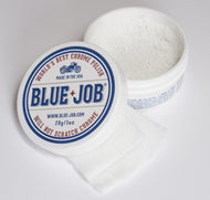blue job chrome polish lint free polishing cloth bigger 28g tub
