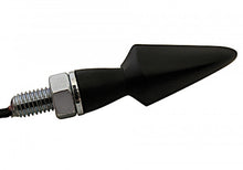 Load image into Gallery viewer, Highsider Power-LED Indicator &quot;STREAM&quot; Black with Rubber Stem (Pair)
