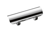 Chrome Motorcycle Exhaust Heat Shield Cover For 2 in Pipes - Plain - Highway Hawk H65-555