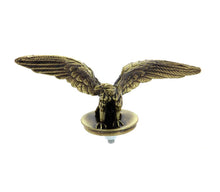 Load image into Gallery viewer, Open Winged Eagle Statue Bronze Finish Fender Ornament Mascot - Zodiac 739946
