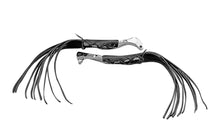 Load image into Gallery viewer, Fringed Leather Lever Covers 30cm 12 inch Long Tassels Fringe fits Harley-Davidson - Drag Specialties DS243063
