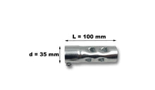 Load image into Gallery viewer, Short 4 inch Exhaust Baffle fits 38mm/1-1/2 in. Drag Pipes - Motorcycle Storehouse 508140
