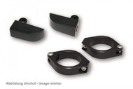 HIGHSIDER 220-215408 CNC Alu Indicator Bracket Set for 42-43 mm Forks - Black