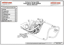 Load image into Gallery viewer, Engine Guard/Highway Bar 38 mm fits Yamaha XVS950 Midnight Star - Black - Highway Hawk H592-019B
