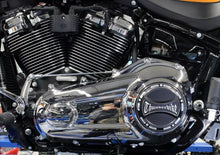 Load image into Gallery viewer, Thunderbike 22-74-260 Clutch (Derby) Cover "Torque" Design fits Harley-Davidson Softail, Sport Glide FLSB Milwaukee Eight models
