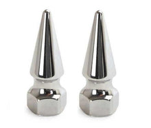 Load image into Gallery viewer, Colony Chrome Pike Nuts (Pair) fit Harley-Davidson 5/16in. -24 UNF Imperial Bolt
