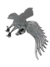 Load image into Gallery viewer, Large Chrome American Eagle Hawk Motorcycle/Motorbike Emblem - Highway Hawk H02-110
