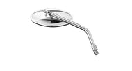Adjustable Mirror Oval (1) Chrome fits Left or Right Side - Highway Hawk H91-809