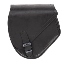 Load image into Gallery viewer, Ledrie HLZAD2-2031-2 Swingarm Bag Left Black "Round" fits Harley Softail &amp; Touring 2018 up - Genuine Real Leather
