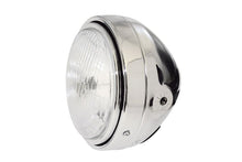 Load image into Gallery viewer, Headlight "SHIN YO" 5-3/4 inch Side Mount - Chrome - Highway Hawk H223-015
