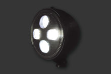 Load image into Gallery viewer, HIGHSIDER 223-003 LED Headlight 5-3/4 inch &quot;ATLANTA&quot; Bottom Mount -Black
