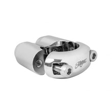 Load image into Gallery viewer, Dual (2) Custom Micro Switch Buttons for 1 in. (25mm) Handlebars - Chrome - Motone Customs MME004
