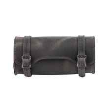 Load image into Gallery viewer, Ledrie HLROL2-1017 Tool Roll / Tool Bag Square (Box shape) 3 Litres Brown with Buckles - Genuine Real Leather
