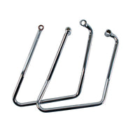 Chrome Saddlebag Support Kit for Harley-Davidson Sportster 2000 up - Motorcycle Storehouse 920009