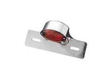 Load image into Gallery viewer, Taillight Cateye Mini plus Licence Plate Holder - Chrome
