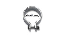 Load image into Gallery viewer, Chrome Exhaust O-Clamp Clip 1-5/8 inch (41mm) Diameter for Motorcycle/Trike - Motorcycle Storehouse 509290
