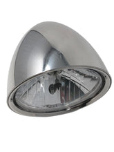 Load image into Gallery viewer, Custom 7 inch Headlight Bullet (Cone) Shape - Polished Aluminium Finish - Highway Hawk H68-0330
