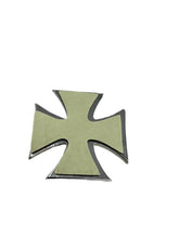 Load image into Gallery viewer, Maltese Cross with Inset Skulls Emblem Tank/Fender/Bag Decoration - Highway Hawk H01-324
