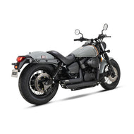 Vance & Hines 48316 PCX Shortshots Staggered Exhaust 2010-2023 Honda Shadow VT750 - Black