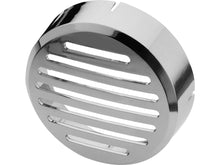 Load image into Gallery viewer, Slotted Chrome Motorcycle Horn Cover/Grill fits 92-97mm horns  - Custom Chrome 350109
